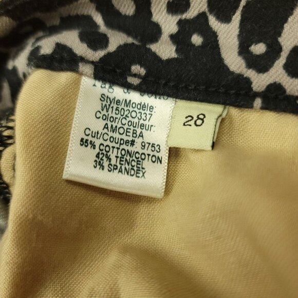 Rag & Bone Womens 28 Jeans Leopard Print Amoeba Pants Skinny Mid Rise - Picture 4 of 13